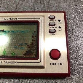 Nintendo Game & Watch Octopus Console Tested Working Boxed Japan