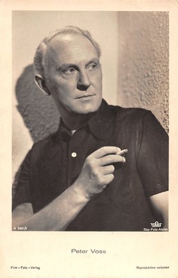 815344) Actor Postcard Peter Voss 