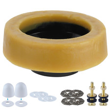 Extra Thick Toilet Wax Ring, Toilet Bowl Wax Seal with Closet Bolts