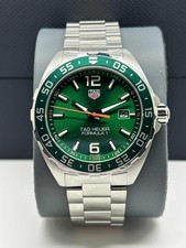 TAG Heuer Formula 1 Date Green 43mm Dial Quartz Bracelet Swiss Men