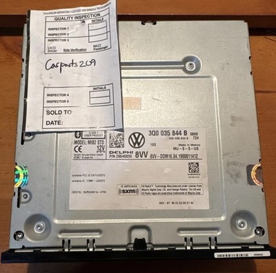 VW Golf GTI R Delphi MIB2 Radio Receiver Cd Player 8'' Unlocked CarPlay MK7 MK7.5