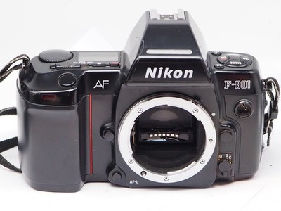 Nikon F-801 35mm Spiegelreflexkamera schwarz Body, voll funktionsfähig F801, Y40