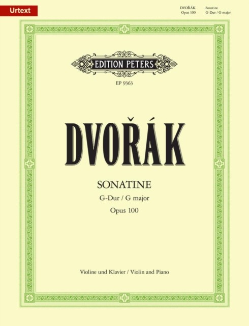 Sonatina for Violin and Piano in G Op. 100 (Sheet music)