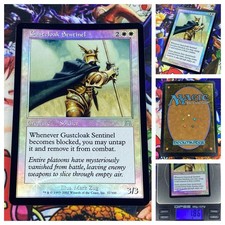 MTG Gustcloak Sentinel 🇬🇧 ⚪️ NM FOIL Magic TCG Onslaught 2002 Vintage OG