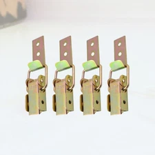 4 Pcs Toolbox Latch Hasp Latches for Wood Boxes Lock Clasp Buckle