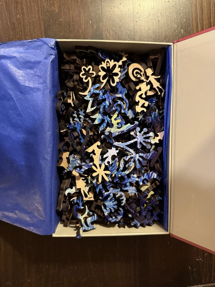 Van Gogh Mosaic Wooden Jigsaw Puzzle Starry Night, 250 Pieces - Image 4 of 4