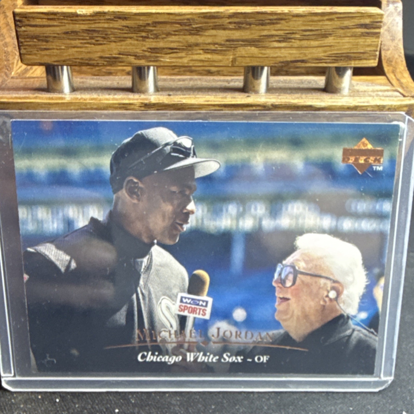 Upper Deck 1995 Harry Caray Michael Jordan #200 Chicago White Sox Baseball
