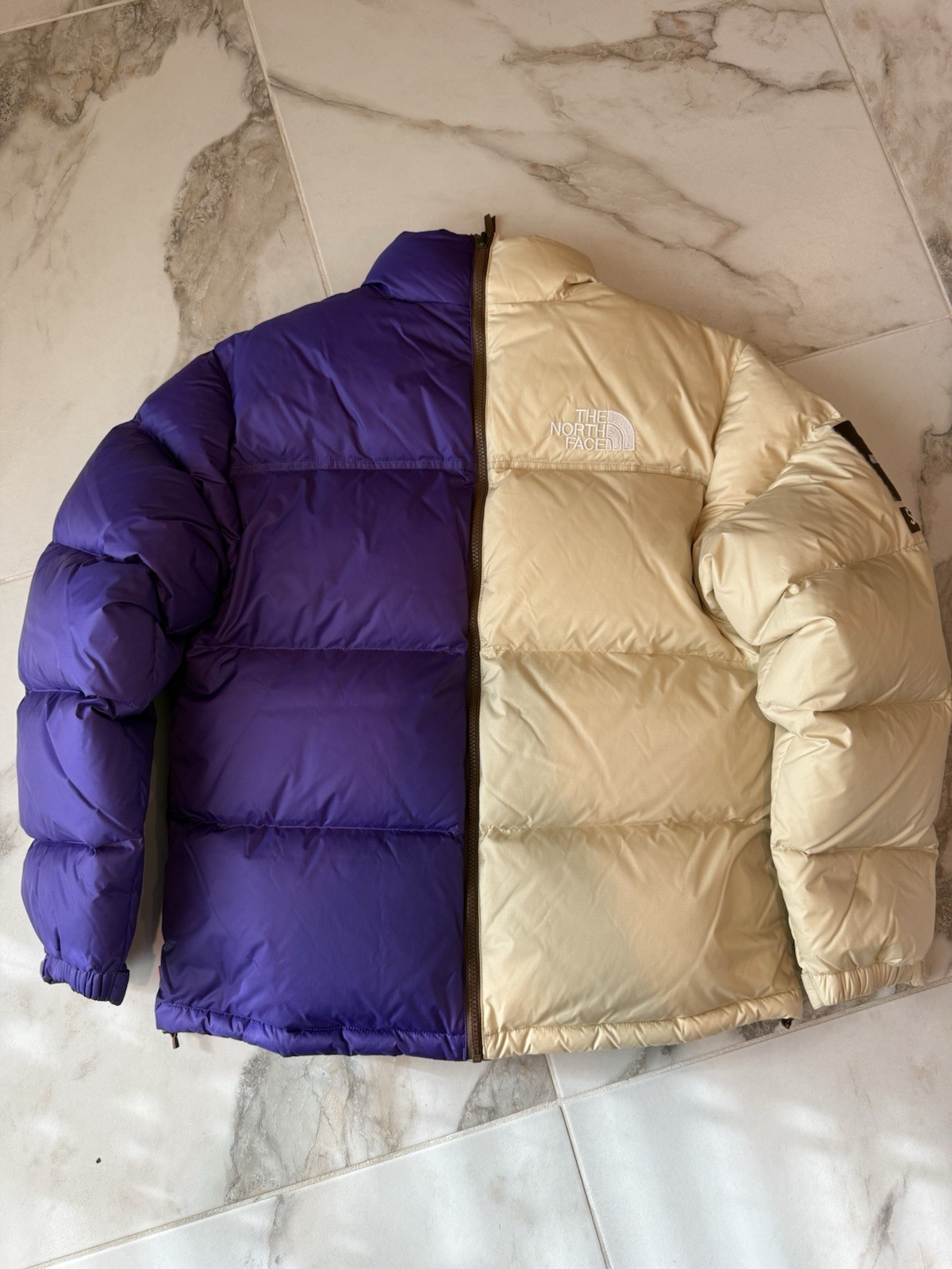 Supreme TNF Split Nuptse Jacket - image 2