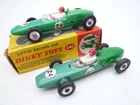 VINTAGE DINKY TOYS 241 LOTUS RACING CAR PAIR / ONE ORIGINAL BOX 1963