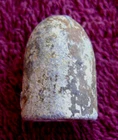 DUG CIVIL WAR DROPPED CONFEDERATE TOWER ENFIELD BULLET (SHILOH)