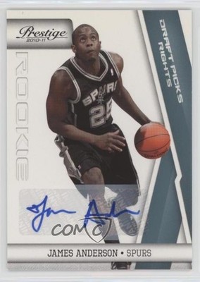 2010 Panini Prestige Draft Picks Rights 22/199 James Anderson Rookie Auto RC 0c2
