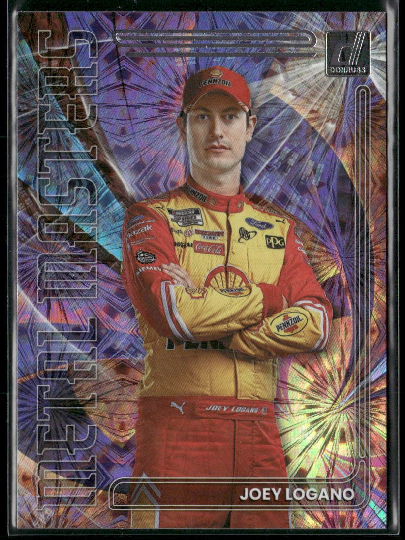 2023 Donruss #MM6 Joey Logano Metal Masters