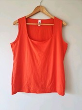 INTIMO Orange Smoothing Top SIZE 18 sleeveless tank