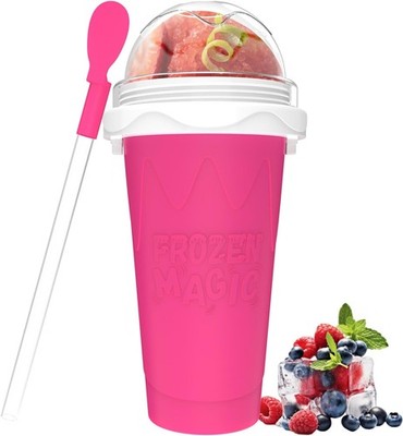 Slushie Maker Cup, Quick Frozen Magic Cups for Homemade Milk Shake Ice Cream