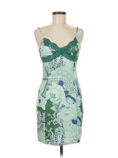 Romwe Women Green Cocktail Dress M