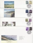 GB Stamps First Day Cover X 4 Regional Definitives W,S,NI,EN 60p and 97p 2010