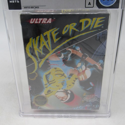 Skate or Die (1988) Nintendo NES Graded WATA 9.0 A Sealed and NEW RARE MINT COND - Picture 4 of 9