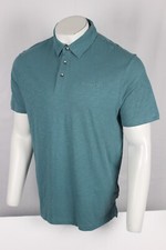 Hurley One Only Polo Short Sleeve Shirt Emerald Embroidered Cotton
