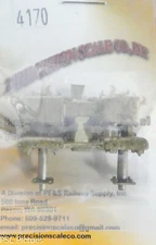 Precision Scale O #4170 Seats, Cab Pedestal Type (Brass)