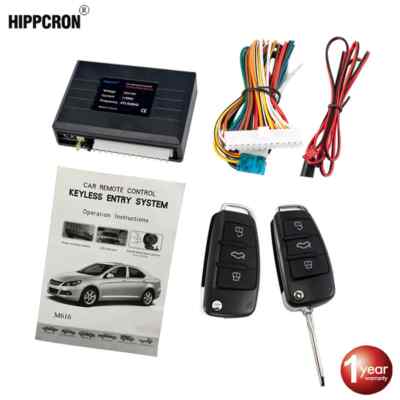 Car Central Door Lock Auto Keyless Entry System Button Start Stop Keychain Kit