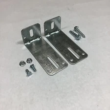 2 Jamb Bracket J-13 Garage Door w/ Lag & Track Bolt Overhead Quality Hardware#13