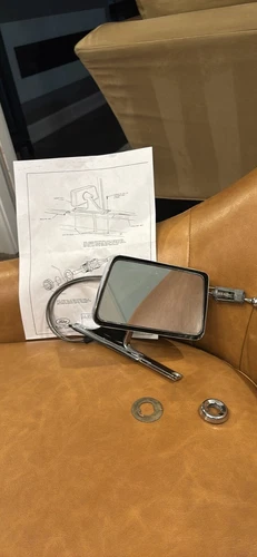 1966-69 Lincoln Continental RH Passenger Mirror (Rechromed)