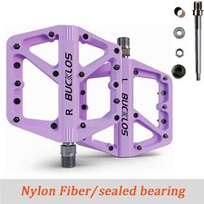 Bucklos Mtb Road Bike Nylon Pedals Lightweight Widen 916 Du Bearing Pedals Us