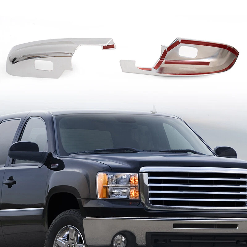 FOR 2007-2013 Silverado Tahoe Suburban Sierra Yukon Chrome Mirror Cover LOWER - Изображение 2 из 4