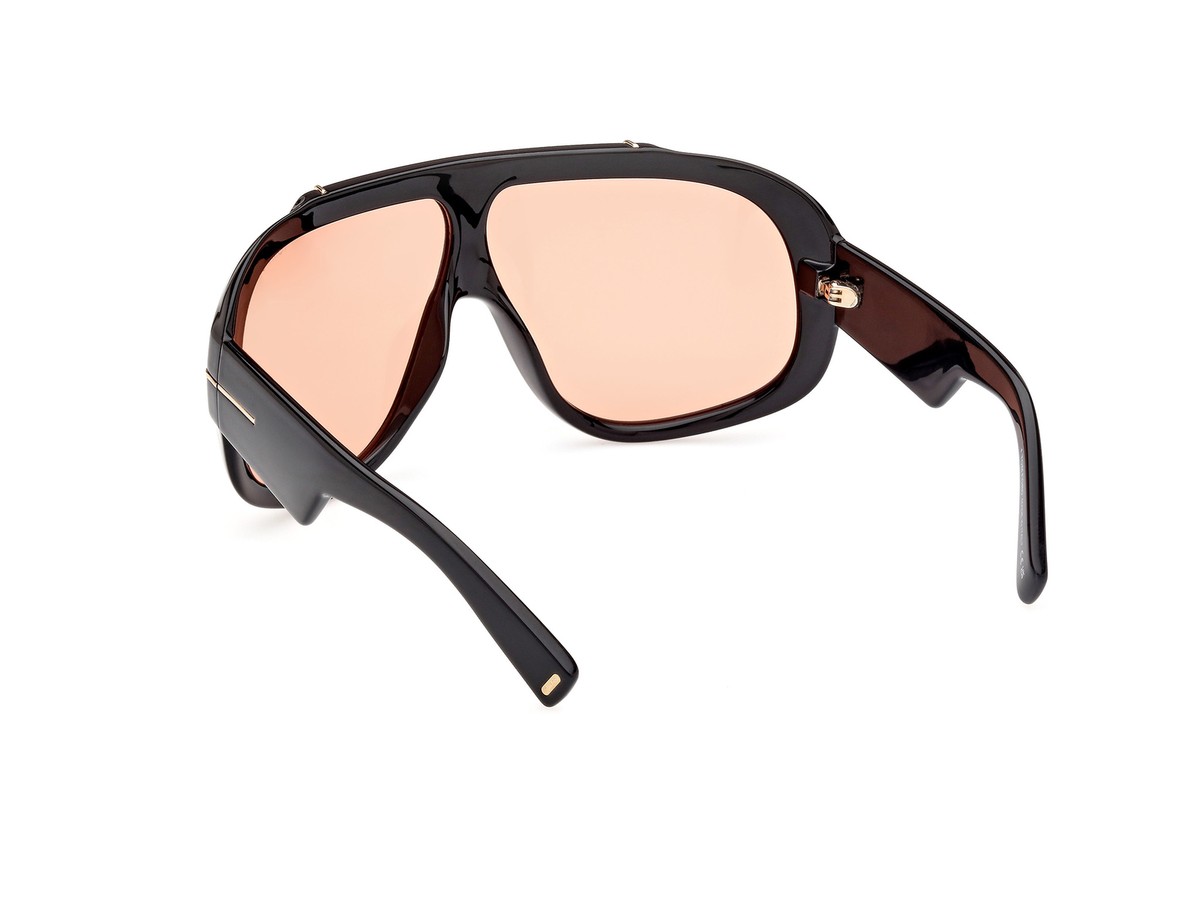 TOM FORD Sunglasses FT1093 RELLEN 01E Black brown Men Women 