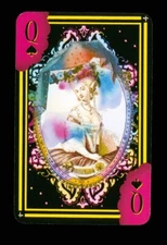 Transformation playing card Christian Lacroix Queen of Spades Q70a