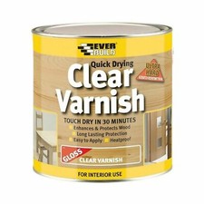 Scratch Resistant/Diamond  Quick Dry Clear Varnish Gloss Matt Satin 250ml /750ml