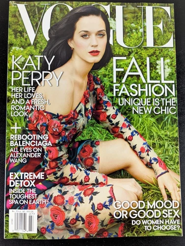 2013 July VOGUE Magazine  KATY PERRY Cover Fashion Beauty Ads Chic