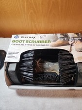 Yaktrax Heavy Duty Boot Scrubber Scraper Steel Frame Jobsite Home New Outdoor