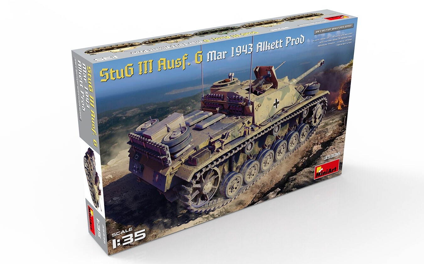MINIART 35336 1:35 StuG III Ausf. G Mar 1943 Alkett Prod