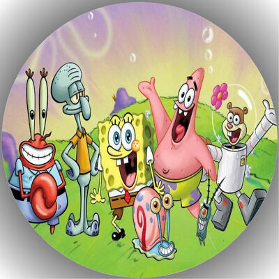 Tortenaufleger Geburtstag Tortenbild Fondant - Oblate Spongebob P5