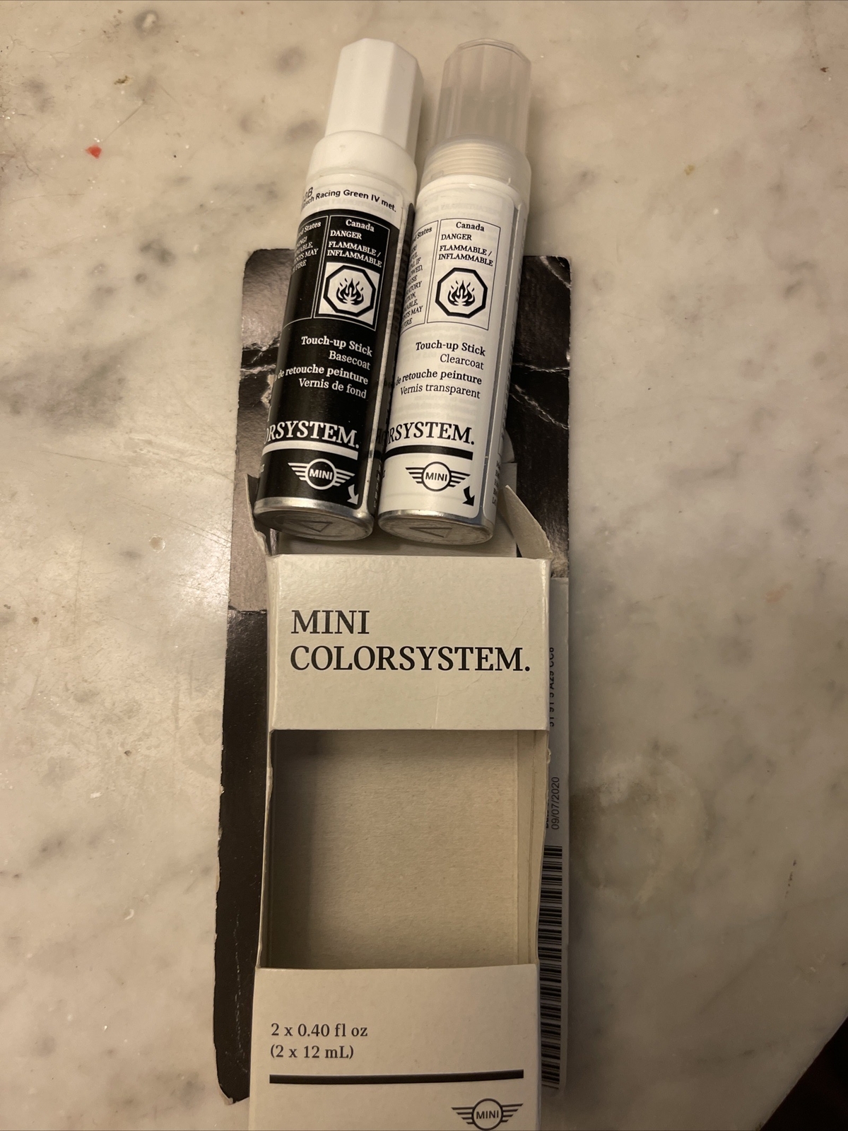 Genuine BMW Color System Touch Up Paint Stick+Clear Coat Set C3B ...