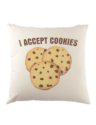 I Accept Cookies Dekokissen Computer Scientist Fun Geek Nerd Admin Coder