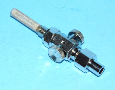 Benzinhahn 40th Panther AJS Sunbeam fuel tap 1/8G = Ø 9,5mm 3/8 thread ziehhahn