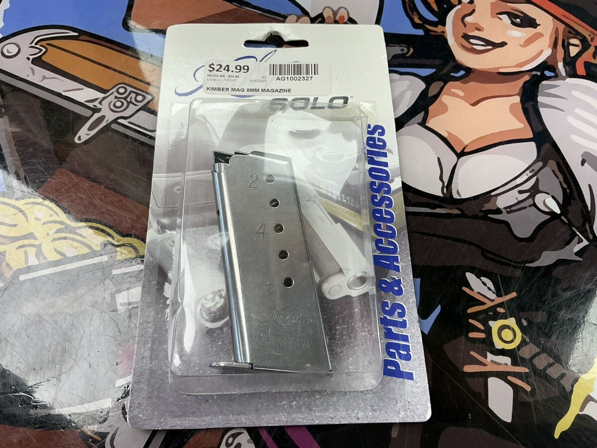 Kimber Solo 9mm Luger 6rd Magazine - Silver for sale online | eBay