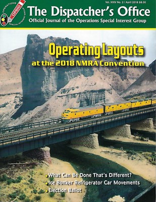 DISPATCHER'S OFFICE: 2nd Qtr 2018 Operations Special Interest Group (LAST NEW)