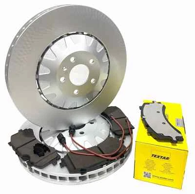 ECR AUDI SQ7 4.0 TDI 2016-20 FRONT BRAKE DISC BRAKE PADS SENSORS 400X38