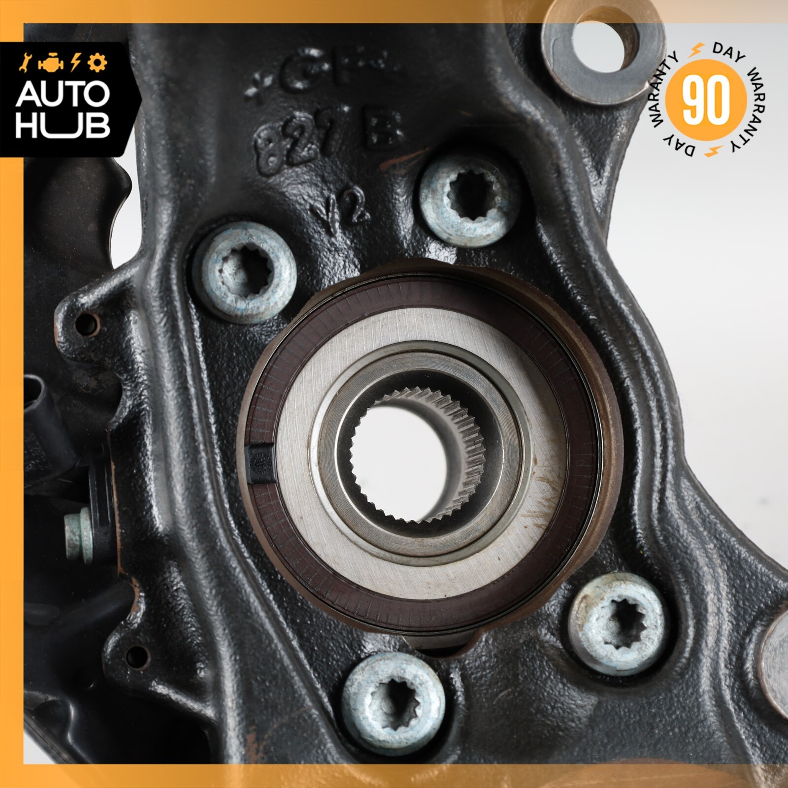 03-07 Bentley Continental GT Coupe Front Right Side Spindle Knuckle Hub OEM
