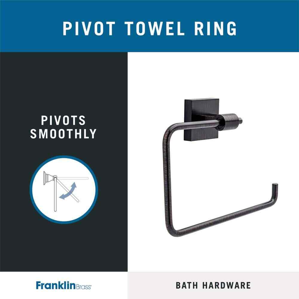 Franklin Brass Maxted Towel Ring in Venetian Bronze