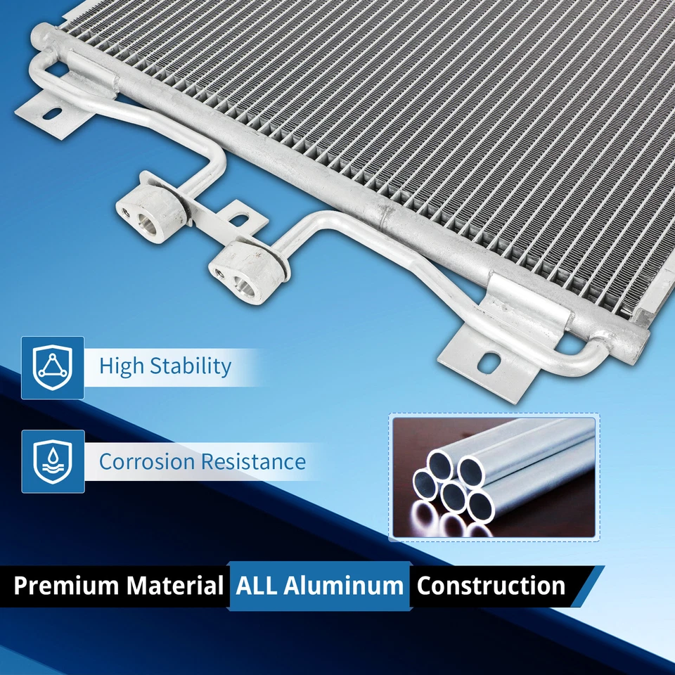 Truck AC A/C Condenser For 00-07 Ford F650 02-2014 International Harvester 7400 - Image 2 of 4