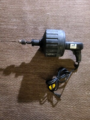 COBRA CABLE DRUM DRAIN CLEANER PLUMBING SNAKE DRILL MODEL 10 120V