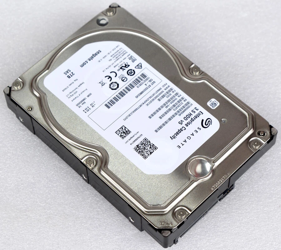 3,5" 8,9CM SAS 12Gb/s FESTPLATTE 2TB HDD SEAGATE ST2000NM0045 1V4204-040 M972 - Bild 2 von 3