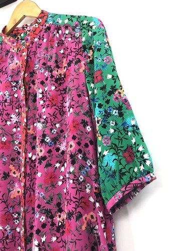 Saloni Tyra Dress In Tie-Dye Meadow Size 2 - Picture 6 of 12