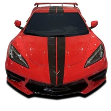 2020-2024 Chevy Corvette C8 Racing Stripes RALLY Bumper Vinyl Graphics Decals