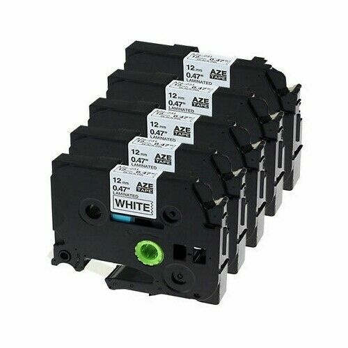 5x TZe231 TZ231 For Brother PTouch Black On White Label Tape 12mm 0 47 5x-tze231-tz231-for-brother-ptouch-black-on-white-label-tape-12mm-0-47