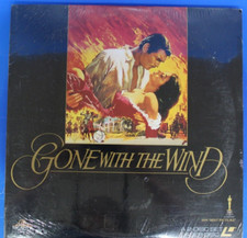 Sealed New Gone With The Wind Laserdisc NOT DVD OR VHS Clark Gable/V. Leigh